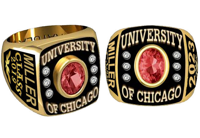 Men’s Cushion with Oval Center Stone