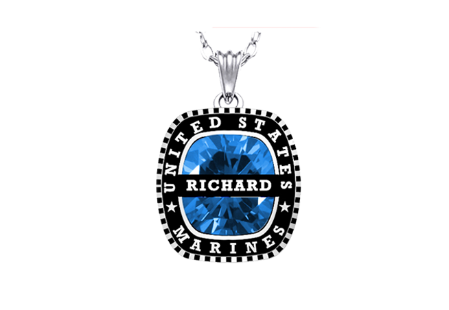 Military Pendant Ring Style 3