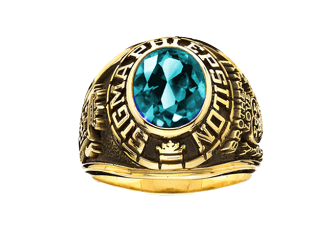 Women&amp;#039;s Fraternity Ring Style 1